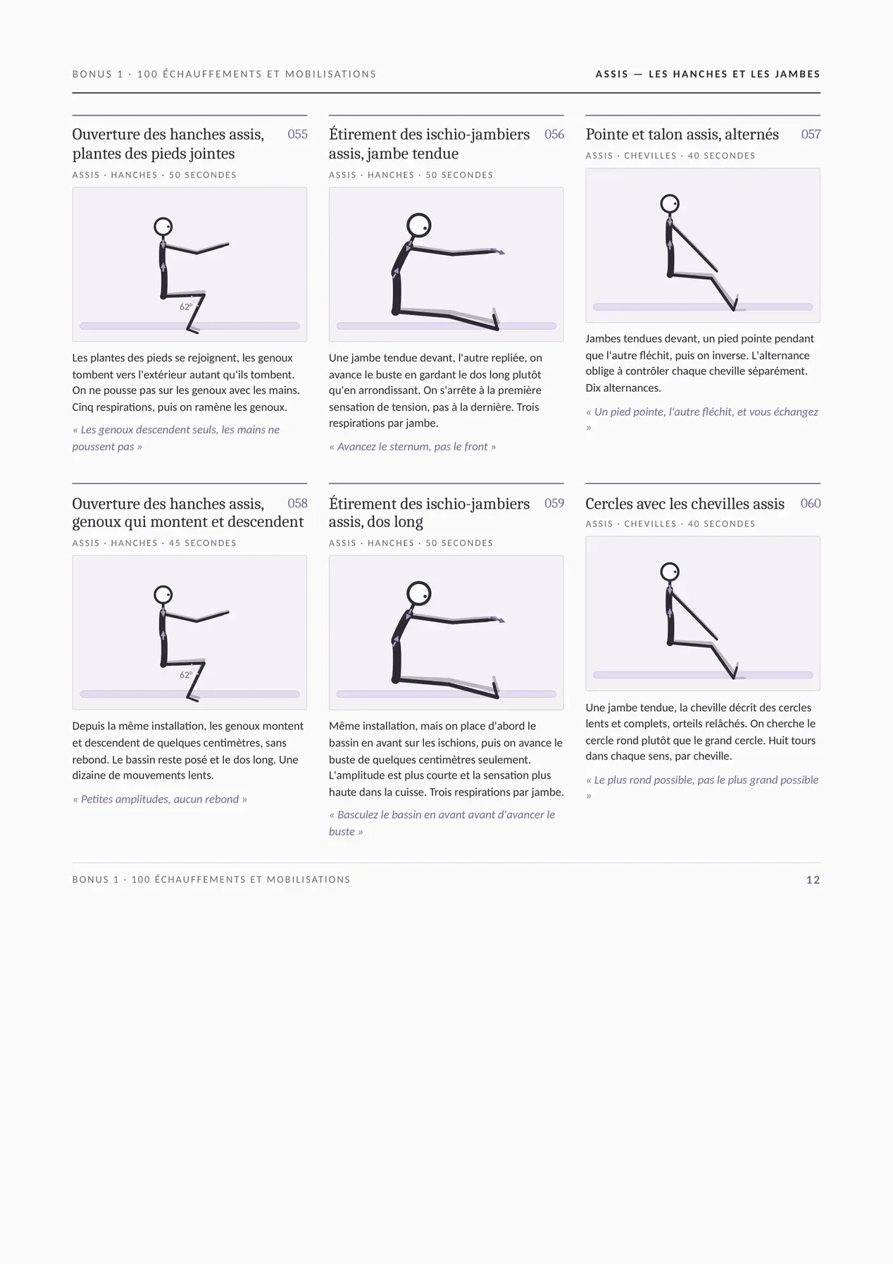 Page réelle du MasterPack Pilates Pro 5